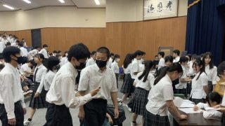 【高校】生徒会役員選挙が行われました